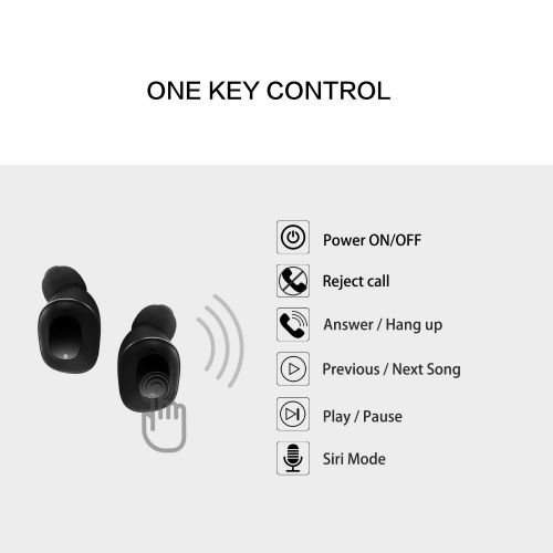  [아마존 핫딜]  [아마존핫딜]Berssen berssen Bluetooth 5.0 Kopfhoerer in Ear kabellos Sport Kopfhoerer Ohrhoerer Earbuds mit IPX5 Wasserdicht tragbar 2600mAh Ladebox als Powerbank fuer Handy Tablet iPhone Huawei Samsung u