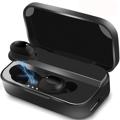  [아마존 핫딜]  [아마존핫딜]Berssen berssen Bluetooth 5.0 Kopfhoerer in Ear kabellos Sport Kopfhoerer Ohrhoerer Earbuds mit IPX5 Wasserdicht tragbar 2600mAh Ladebox als Powerbank fuer Handy Tablet iPhone Huawei Samsung u