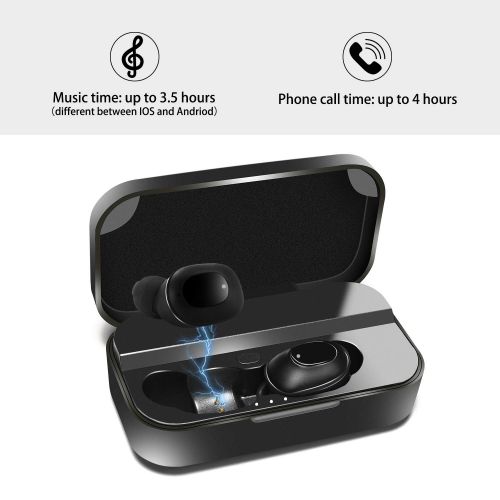  [아마존 핫딜]  [아마존핫딜]Berssen berssen Bluetooth 5.0 Kopfhoerer in Ear kabellos Sport Kopfhoerer Ohrhoerer Earbuds mit IPX5 Wasserdicht tragbar 2600mAh Ladebox als Powerbank fuer Handy Tablet iPhone Huawei Samsung u