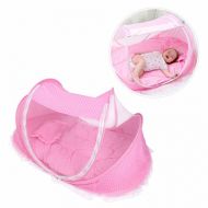 [아마존베스트]Bersun Travel Crib ,Baby Tent, Baby Bed ,Instant Pop Up Portable Baby Travel Bed With Mosquito Net With Pad