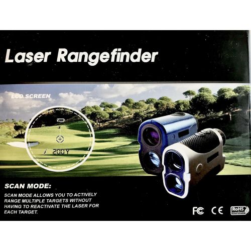  Bert Optics BG2500 Golf Laser Rangefinder - Slope and Pinseeker Technology