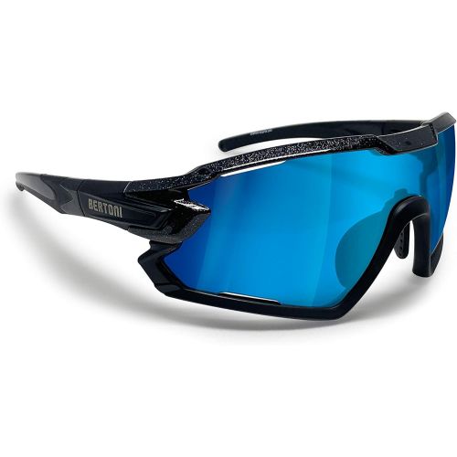  [아마존베스트]BERTONI Sport Sunglasses Polarized Photochromic Cycling MTB w. Prescription Carrier QUASAR