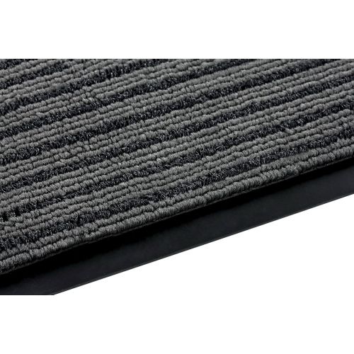  Bertte Super Absorbent Entrance Doormat Eco- Friendly Indoor/ Outdoor Shoe Scraper Floor Mat- 18x 30, Grey