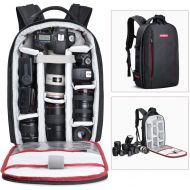 [아마존 핫딜] Beschoi DSLR Camera Backpack Waterproof Camera Bag for SLR/DSLR Camera, Lens and Accessories, Black (Large)