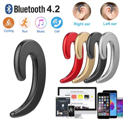  Bescita bescita Bluetooth Sport in-Ear Kopfhoerer, V4.2 IPX5 Schweissresistent Stereo magnetischer Sport Ohrhoerer mit 10 Meter Reichweite, Bone Conduction Kopfhoerer fuer iPhone, Huawei und Sa