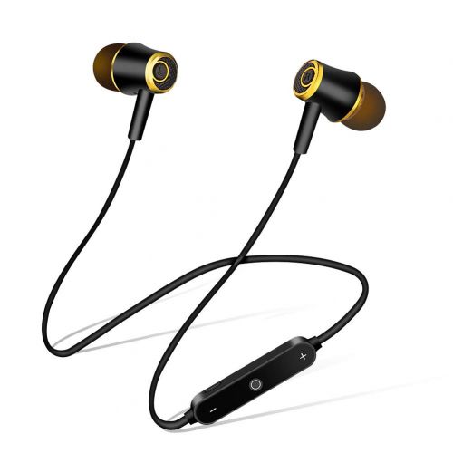  Bescita bescita Bluetooth Sport in-Ear Kopfhoerer, V4.2 IPX5 Schweissresistent Stereo magnetischer Sport Ohrhoerer mit 10 Meter Reichweite, eingebautes Mikrofon fuer iPhone, Huawei und Samsung