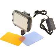 Bescor XT160 Bi-Color LED On-Camera Light with AC Adapter