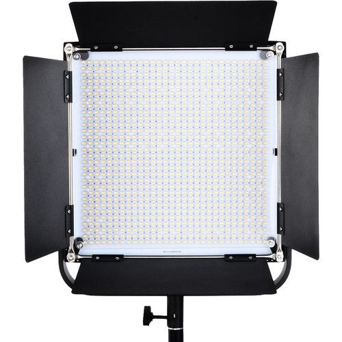  Bescor FP-900 Bi-Color LED Wirelessly Controlled 2-Light Kit with Battery