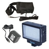 Bescor LED-70 LED Light with Battery and Charger/Power Supply
