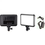 Bescor Specter Bi-Color On-Camera LED Interview Kit with 12V Power Adapter