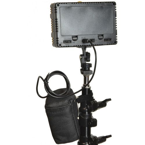  Bescor Field Pro FP-180 Bi-Color Dimmable On-Camera Light Kit with Battery and Charger