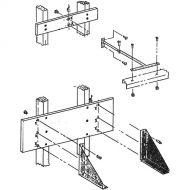 Beseler Wall/Table Mount for 45MXT Enlarger Chassis