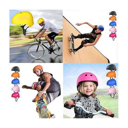  Kid's Protective Gear Set,Roller Skating Skateboard Cycling Gear Pads for Boys Girls(Adjustable Helmet+Knee Pads+Elbow Pads+Wrist Pads)