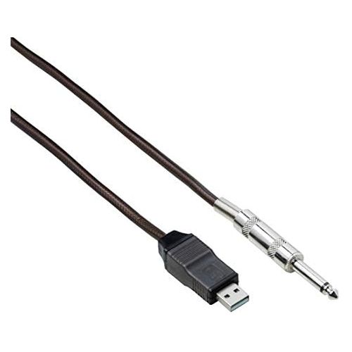  Bespeco USB Guitar and Instrument Interface 6-Feet Cable with Built-In Sound Card