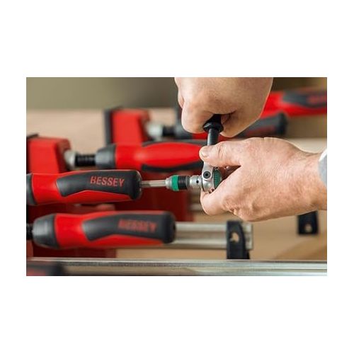  BESSEY KREX2440 K Body REVO Clamp Kit, 2 x 24 In., 2 x 40 In. and 2 KBX20 Extenders - 1700 lbs Nominal Clamping Force. , Spreader, and Woodworking Accessories - Clamps and Tools for Cabinetry