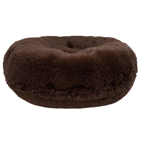  Bessie and Barnie Extra Plush Faux Fluffy Fur Bagel Dog and Pet Bed