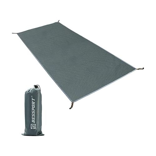  Bessport Tent Footprint for 1-2-3-4 Person Tent Waterproof Camping Tarp with Drawstring Carrying Bag for Picnic, Hiking and Other Outdoor Activities
