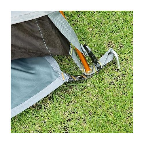  Bessport Tent Footprint for 1-2-3-4 Person Tent Waterproof Camping Tarp with Drawstring Carrying Bag for Picnic, Hiking and Other Outdoor Activities