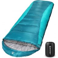 Bessport Sleeping Bag Winter Flannel Lined 18℉ - 32℉ Extreme 3-4 Season Warm & Cool Weather Adult Sleeping Bags Large Lightweight, Waterproof for Camping, Backpacking, Hiking