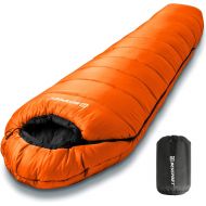Bessport Mummy Sleeping Bag 15-45 ℉ Extreme 3-4 Season Sleeping Bag for Adults Cold Weather? Warm and Washable, for Hiking Traveling & Outdoor Activities