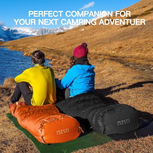  Bessport Mummy Sleeping Bag 15-45 ℉ Extreme 3-4 Season Sleeping Bag for Adults Cold Weather? Warm and Washable, for Hiking Traveling & Outdoor Activities