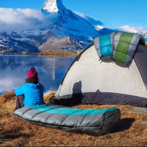  Bessport Sleeping Bag 3 Season Mummy Sleeping Bag Water Repellent Camping Sleeping Bag Lightweight for Camping, Hiking, Outdoor & Indoor