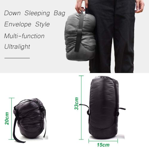  Bessport TOKYO HOT Multipurpose Lightweight Duck Down Sleeping Bag Waterproof Hiking Portable Ultralight Compact Backpacking Gear Camping Equipment