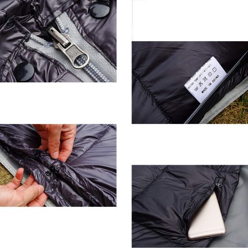  Bessport TOKYO HOT Multipurpose Lightweight Duck Down Sleeping Bag Waterproof Hiking Portable Ultralight Compact Backpacking Gear Camping Equipment