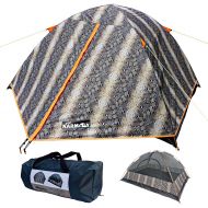 Bessport NARMAY Snakeskin Camping Backpaking Two Person Dome Tent - 7.2×5×3.6 ft