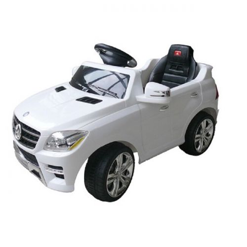  Best Ride On Cars Mercedes ML-350 White 6V Electric Car by Best Ride On Cars