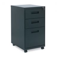 Best Care LLC Vertical File Cabinet with Tree Drawers, Secured Lock, Durable Steel Construction, Home Office Furniture, Contemporary Style, Four Caster,Multiple Colors, BONUS E-book (Black)
