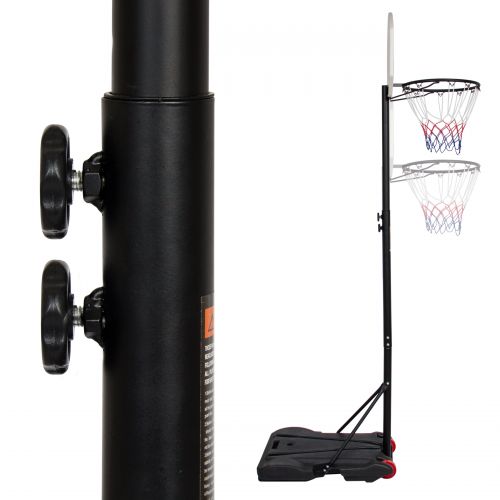  Best Choice Products Portable Kids Junior Height-Adjustable Basketball Hoop Stand Backboard System W Wheels