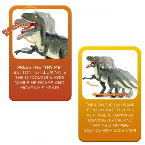  Best Choice Products Remote Control Velociraptor RC Walking Dinosaur Lights & Sounds Kid Pet Toy Animal