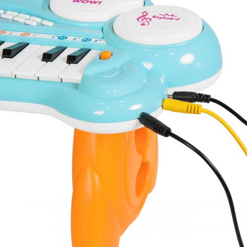  Best Choice Products 24-Key Kids Toddler Educational Learning Musical Electronic Keyboard w Lights, Drums, Microphone, MP3, Demo Songs, Teaching Mode - Blue