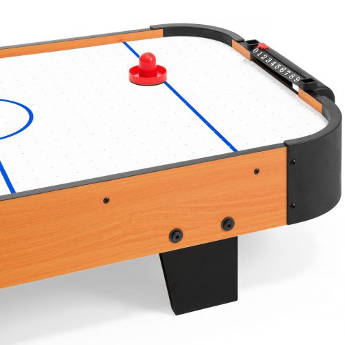  Best Choice Products 40in Air Hockey Table w Electric Fan Motor, 2 Sticks, 2 Pucks - Multicolor