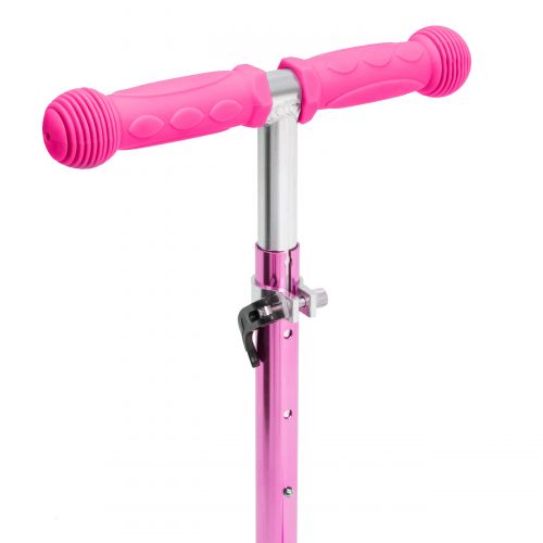  Best Choice Products Kids Mini Kick Scooter w Light-Up Wheels and Height Adjustable T-Bar - Pink