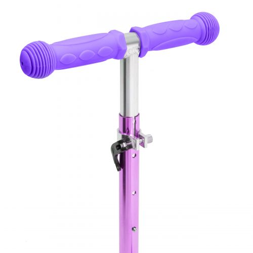  Best Choice Products Kids Mini Kick Scooter w Light-Up Wheels and Height Adjustable T-Bar - Purple