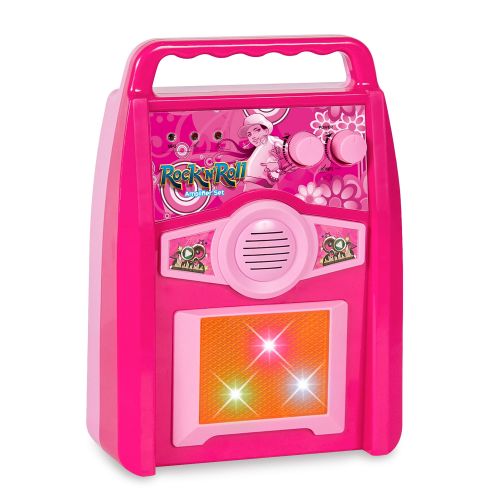  Best Choice Products Kids Electric Musical Guitar Play Set w Microphone, Aux Cord, Amp - Pink