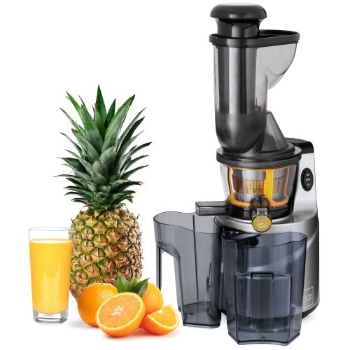  Best Choice Products 150W 60RPM Whole-Food Slow Masticating Cold Press Juicer Extractor for Fruits, Vegetables with 3in Wide Feeder Chute, Juice/Pulp Jug, Drip-Free Cap, Safety Loc