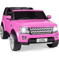 Best Choice Products 12V 3.7 MPH 2-Seater Licensed Land Rover Ride On Car Toy w/Parent Remote Control, MP3 Player - Pink