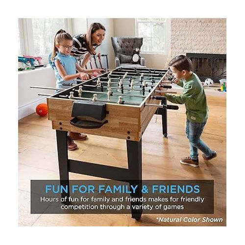  Best Choice Products 2x4ft 10-in-1 Combo Game Table Set for Home, Game Room, Friends & Family w/Hockey, Foosball, Pool, Shuffleboard, Ping Pong, Chess, Checkers, Bowling, and Backgammon