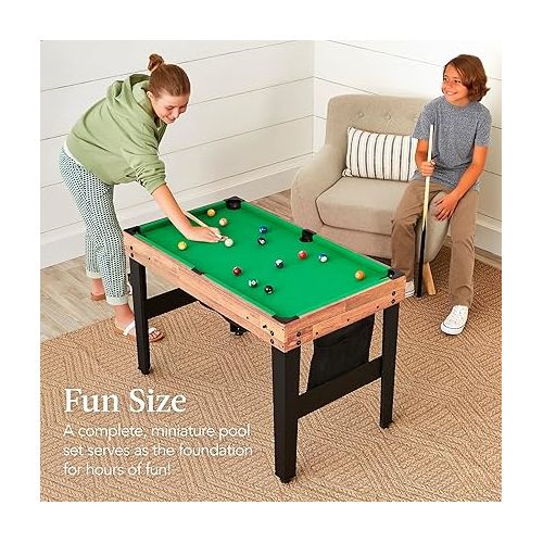  Best Choice Products 13-in-1 Combo Game Table Set for Home, Game Room, Friends & Family w/Ping Pong, Foosball, Basketball, Air Hockey, Archery, Chess, Checkers, Shuffleboard, Bowling