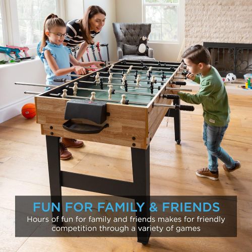  [아마존베스트]Best Choice Products 10-in-1 Game Table w/Foosball, Pool, Shuffleboard, Ping Pong, Hockey, and More