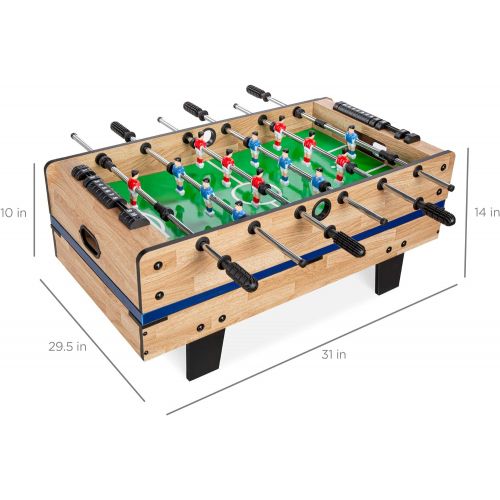  [아마존베스트]Best Choice Products 4-in-1 Multi Game Table, Childrens Combination Arcade Set for Home, Play Room, Rec Room w/Pool Billiards, Air Hockey, Foosball and Table Tennis