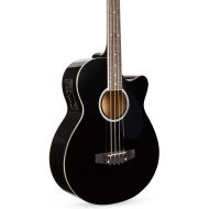 [아마존베스트]Best Choice Products Acoustic Electric Bass Guitar - Full Size, 4 String, Fretted Bass Guitar - Black