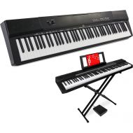 [아마존베스트]Best Choice Products 88-Key Full Size Digital Piano Electronic Keyboard Set for All Experience Levels w/Semi-Weighted Keys, Stand, Sustain Pedal, Built-In Speakers, Power Supply, 6
