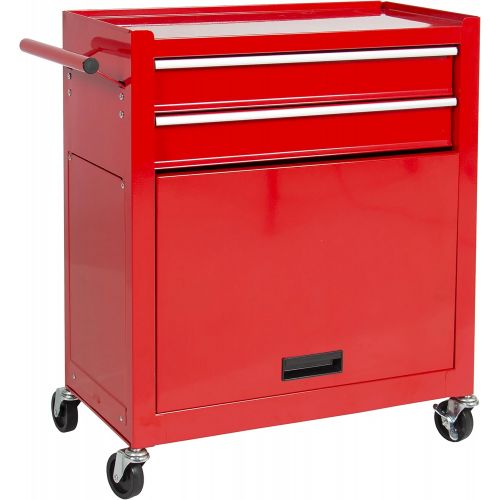  BEST CHOICE PRODUCTS Best Choice Products Portable Top Chest Rolling Tool Storage Box Cabinet Sliding Drawers