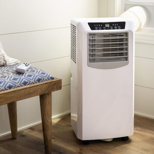  BEST CHOICE PRODUCTS Best Choice Products 3-in-1 10,000 BTU 2-Speed Portable Air Conditioner Cooling Fan Dehumidifier w 4 Modes, 24 Hour Programmable Timer, LED Display, Remote Control - White