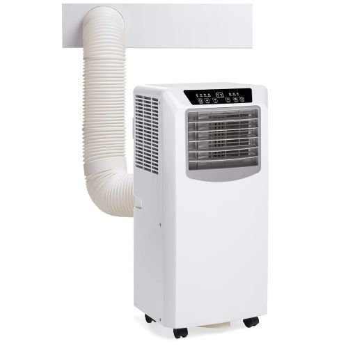  BEST CHOICE PRODUCTS Best Choice Products 3-in-1 10,000 BTU 2-Speed Portable Air Conditioner Cooling Fan Dehumidifier w 4 Modes, 24 Hour Programmable Timer, LED Display, Remote Control - White