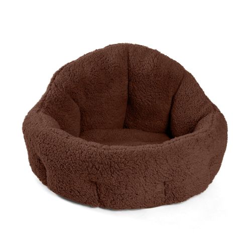  Best Friends by Sheri OrthoComfort Deep Dish Cuddler (Multiple Sizes)  Self-Warming Cat and Dog Bed Cushion for Joint-Relief and Improved Sleep  Machine Washable, Waterproof Bott